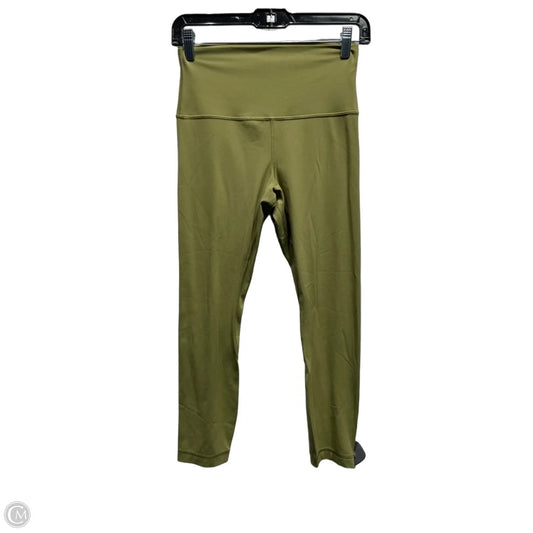 Athletic Leggings By Lululemon In Green, Size: 6