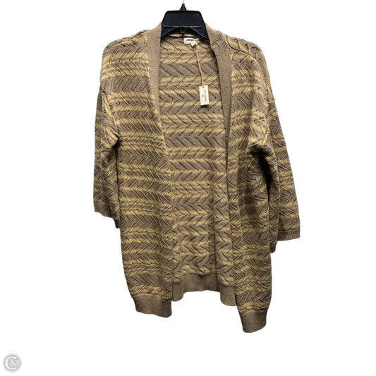 Sweater Cardigan By World Market In Brown, Size: Osfm