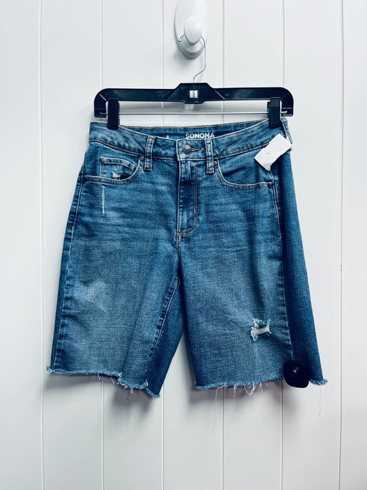 Denim Blue Shorts Sonoma, Size 2