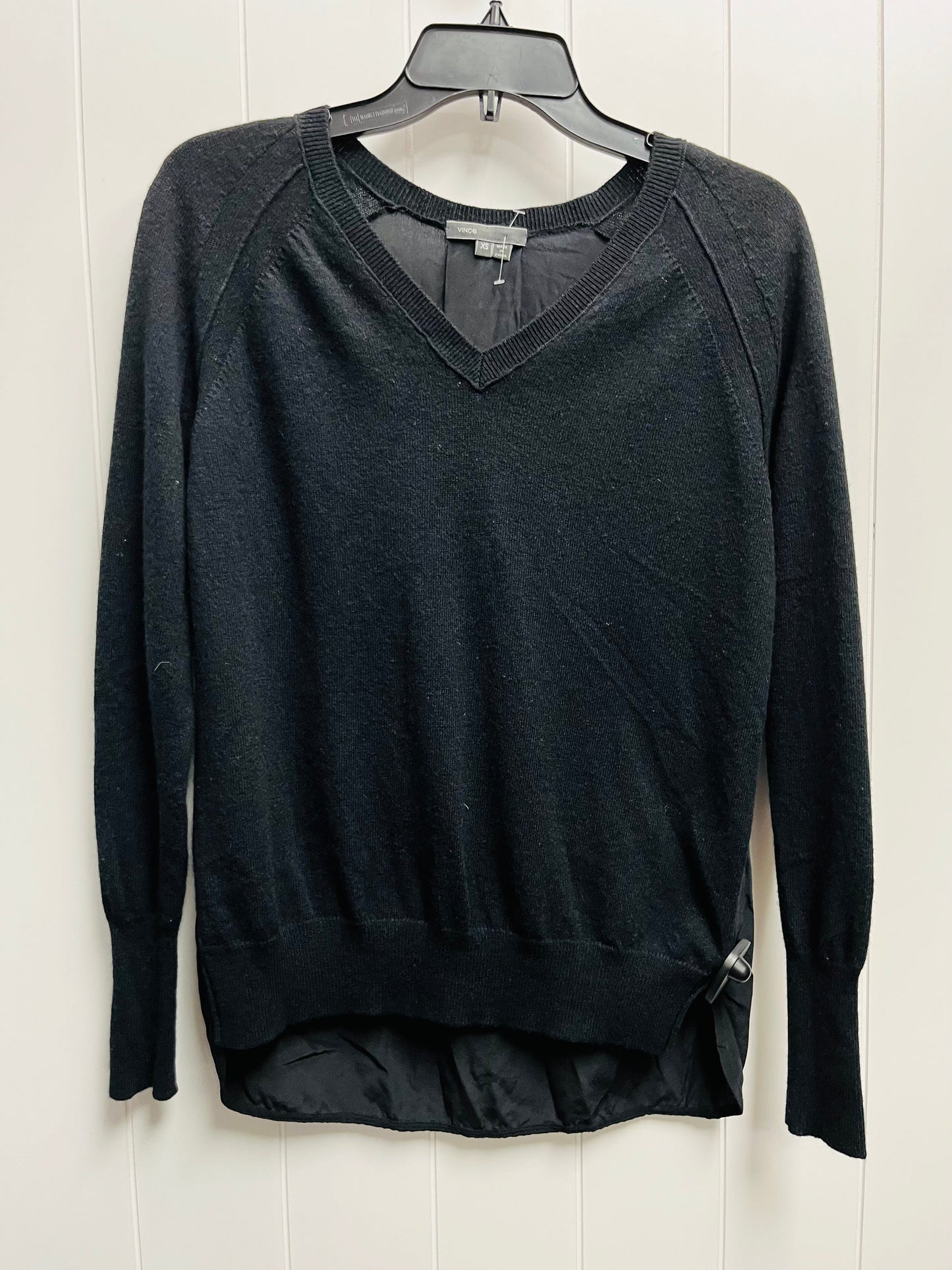 Black Top Long Sleeve Vince, Size Xs