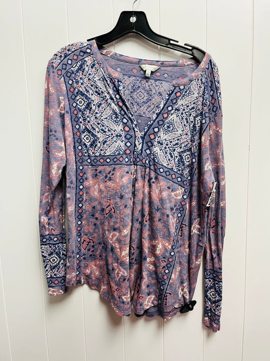 Top Long Sleeve By Lucky Brand O  Size: L