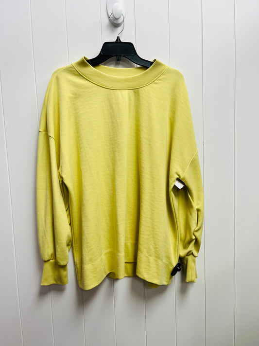 Sweatshirt Crewneck By Ava & Viv In Yellow, Size: 2x