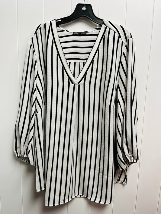 Blouse Long Sleeve By Adrianna Papell  Size: 1x
