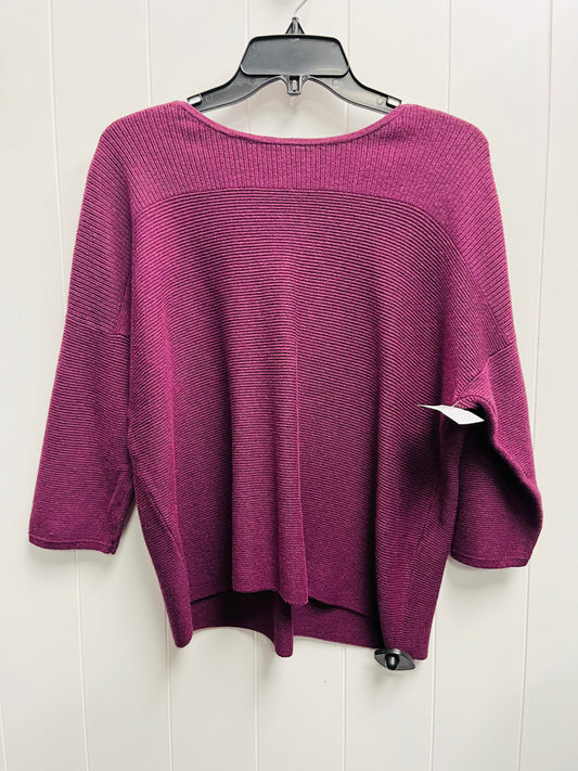 Top Long Sleeve By Chicos O In Purple, Size: L