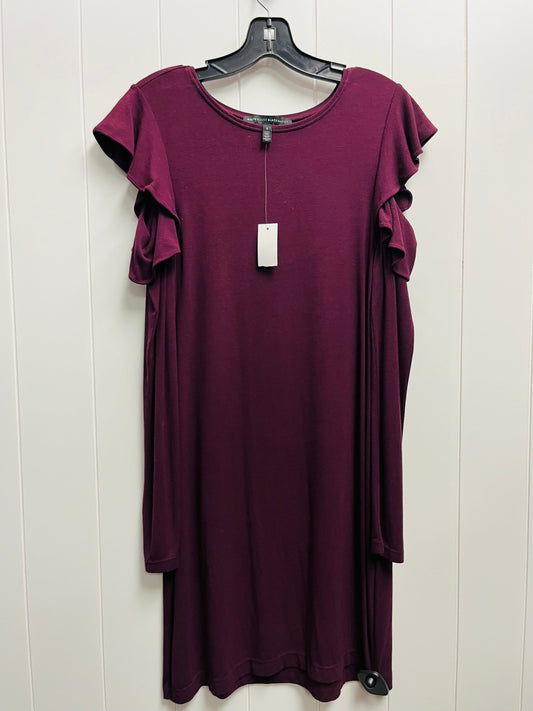 Purple Dress Casual Short White House Black Market, Size S