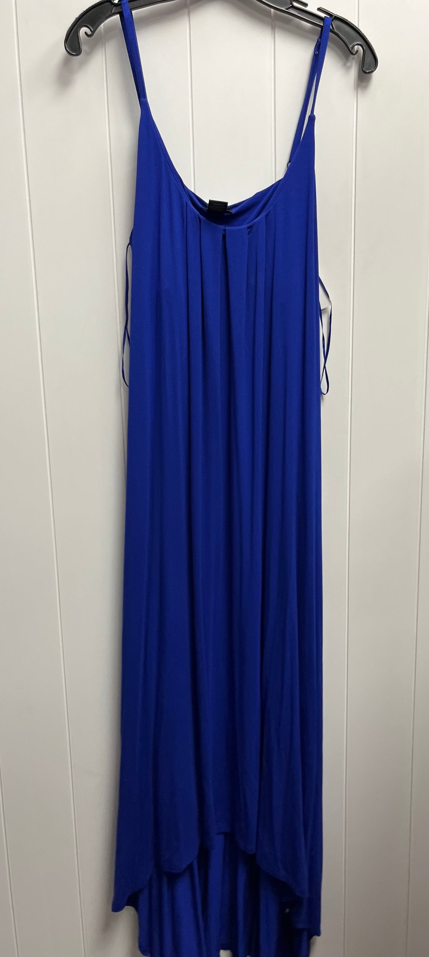 Blue Dress Casual Maxi Nicole Miller, Size L
