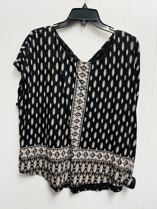 Top Short Sleeve By Lucky Brand  Size: Xl