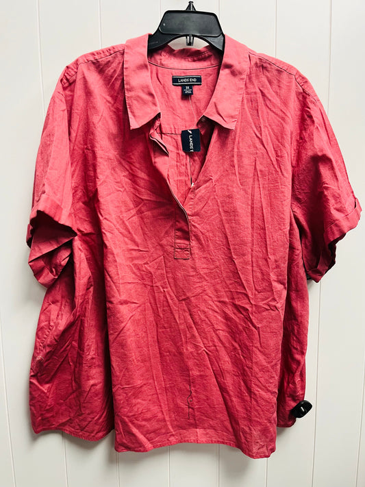 Top Short Sleeve By Lands End  Size: 3x