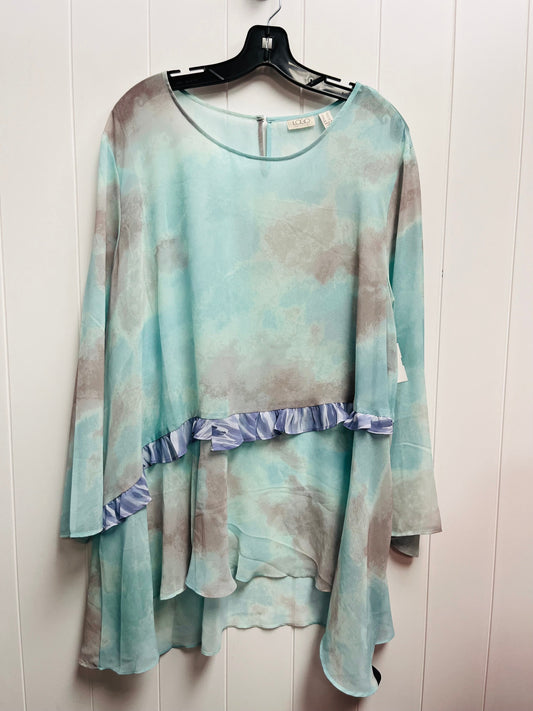 Blouse Long Sleeve By Logo  Size: 2x
