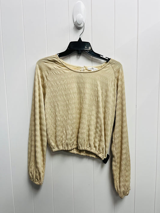 Top Long Sleeve By SINCERELY JULES -  In Cream, Size: M