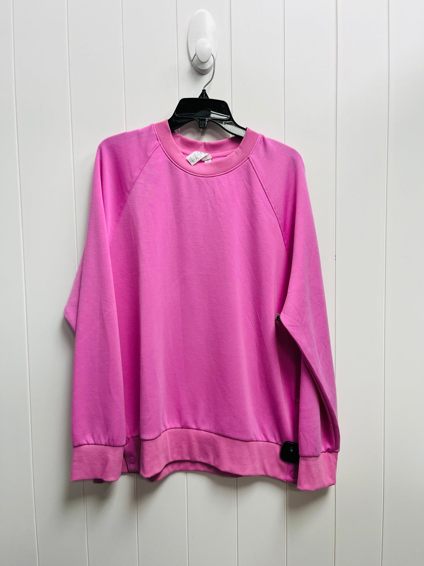 Sweatshirt Crewneck By 90 Degrees By Reflex In Pink, Size: Xl