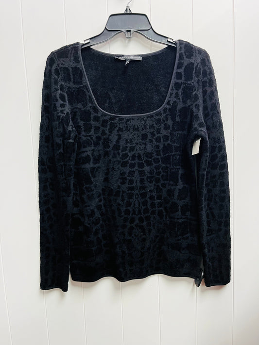 Top Long Sleeve By White House Black Market In Black, Size: S