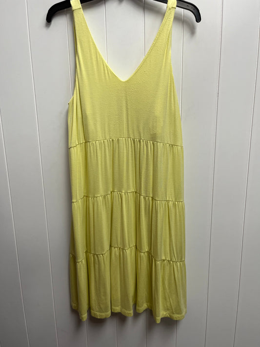 Yellow Dress Casual Short Soma, Size L