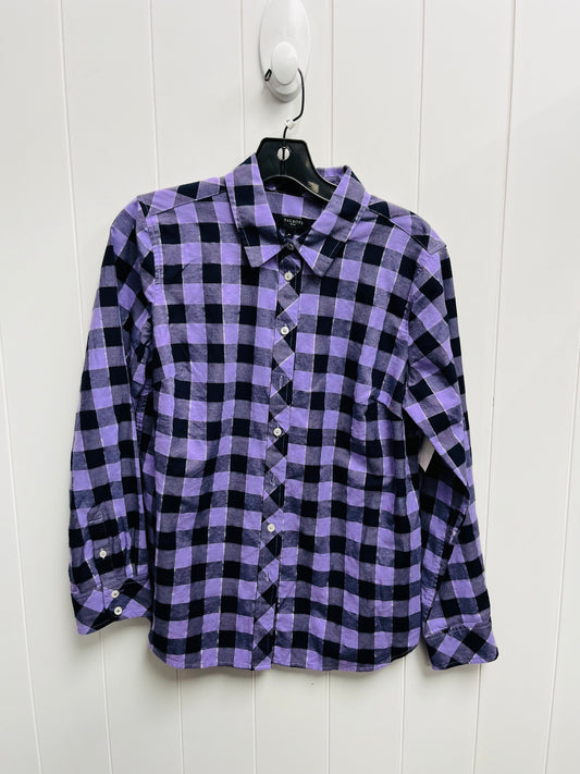 Top Long Sleeve By Talbots In Purple, Size: M