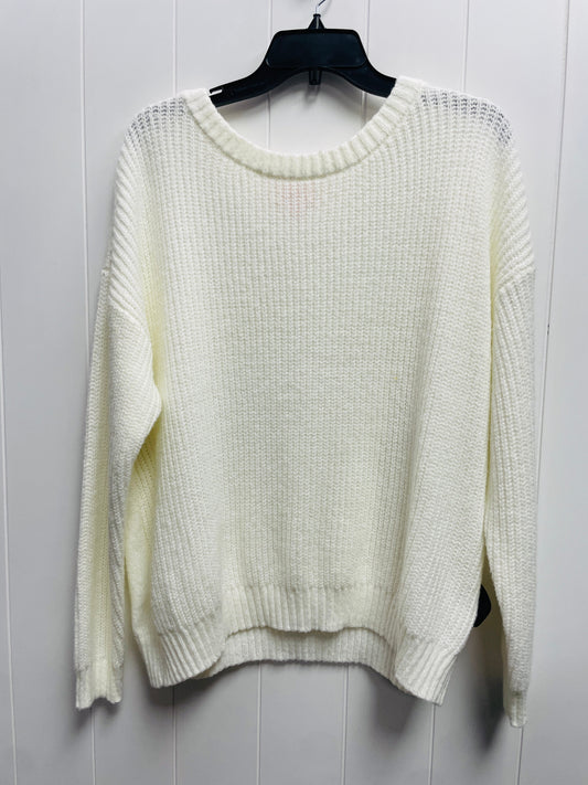 White Sweater Evri, Size 2x