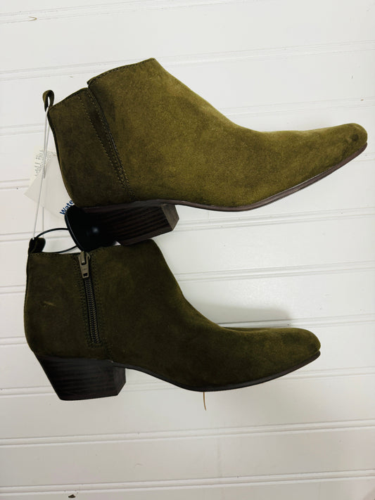 Boots Ankle Heels By Old Navy In Green, Size: 6