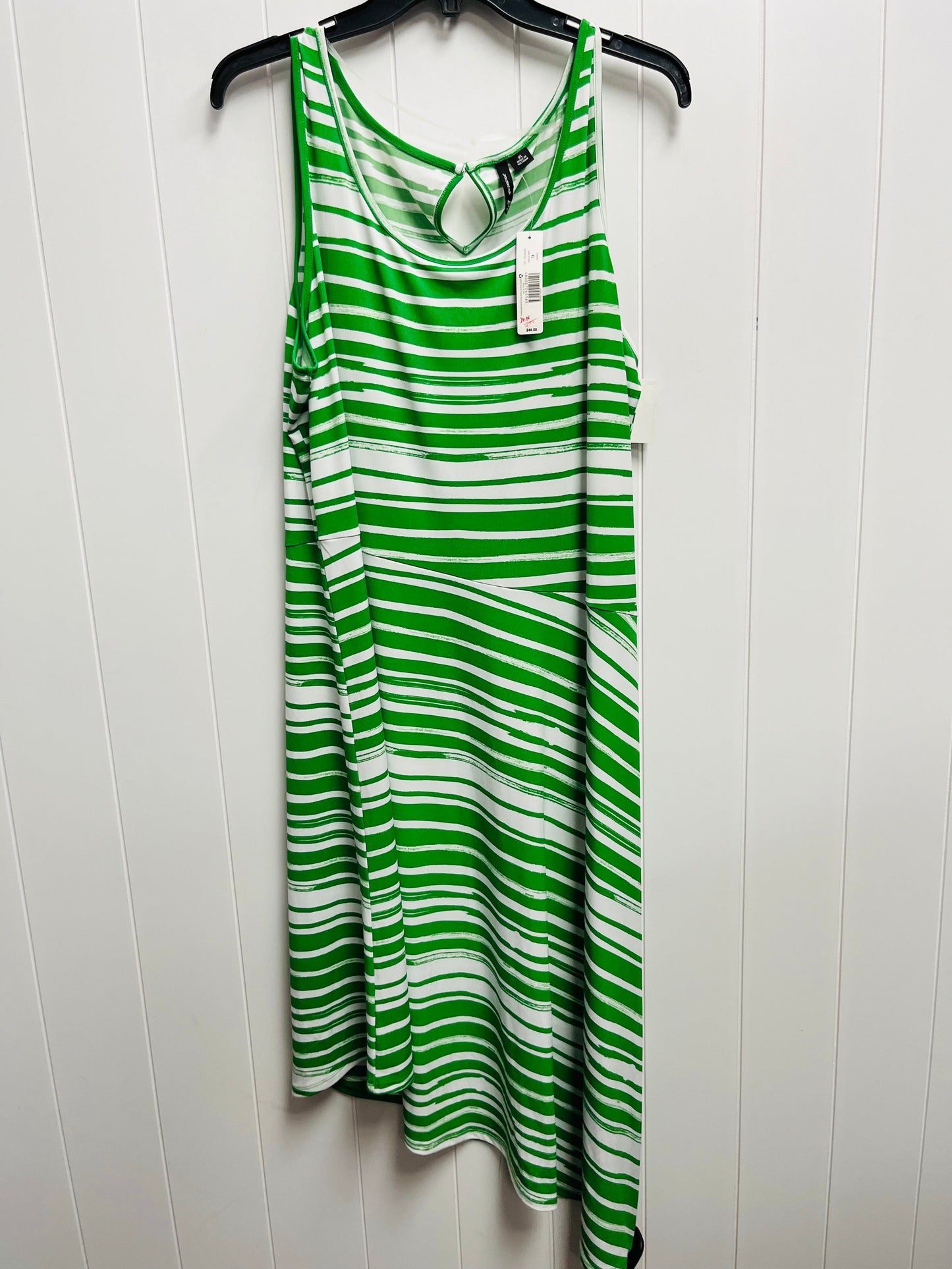 Green Dress Casual Short New Directions, Size Xl