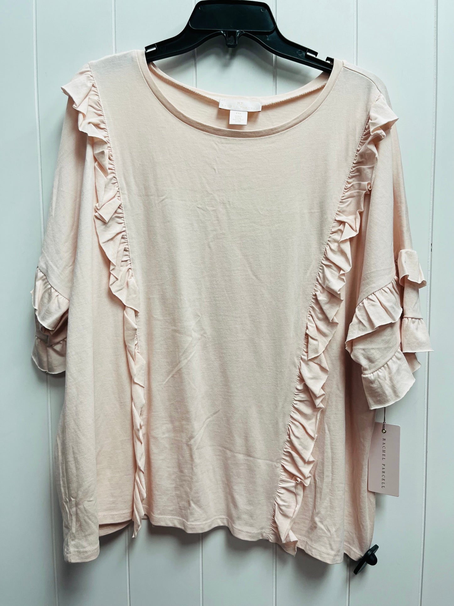 Pink Top Short Sleeve RACHEL PARCELL, Size Xxl