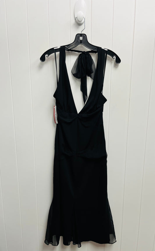 Black Dress Party Midi Vera Wang, Size S