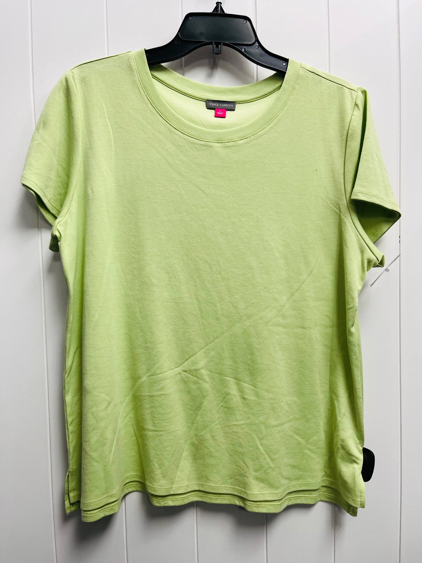 Top Short Sleeve Basic By Vince Camuto In Green, Size: L