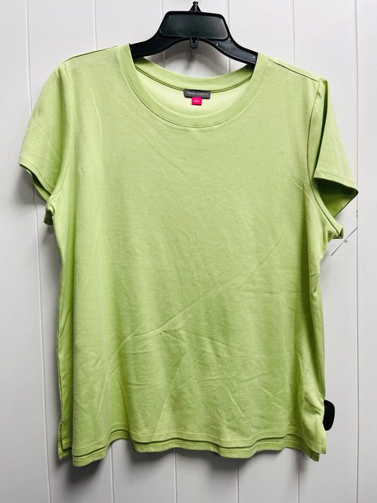 Top Short Sleeve Basic By Vince Camuto In Green, Size: L