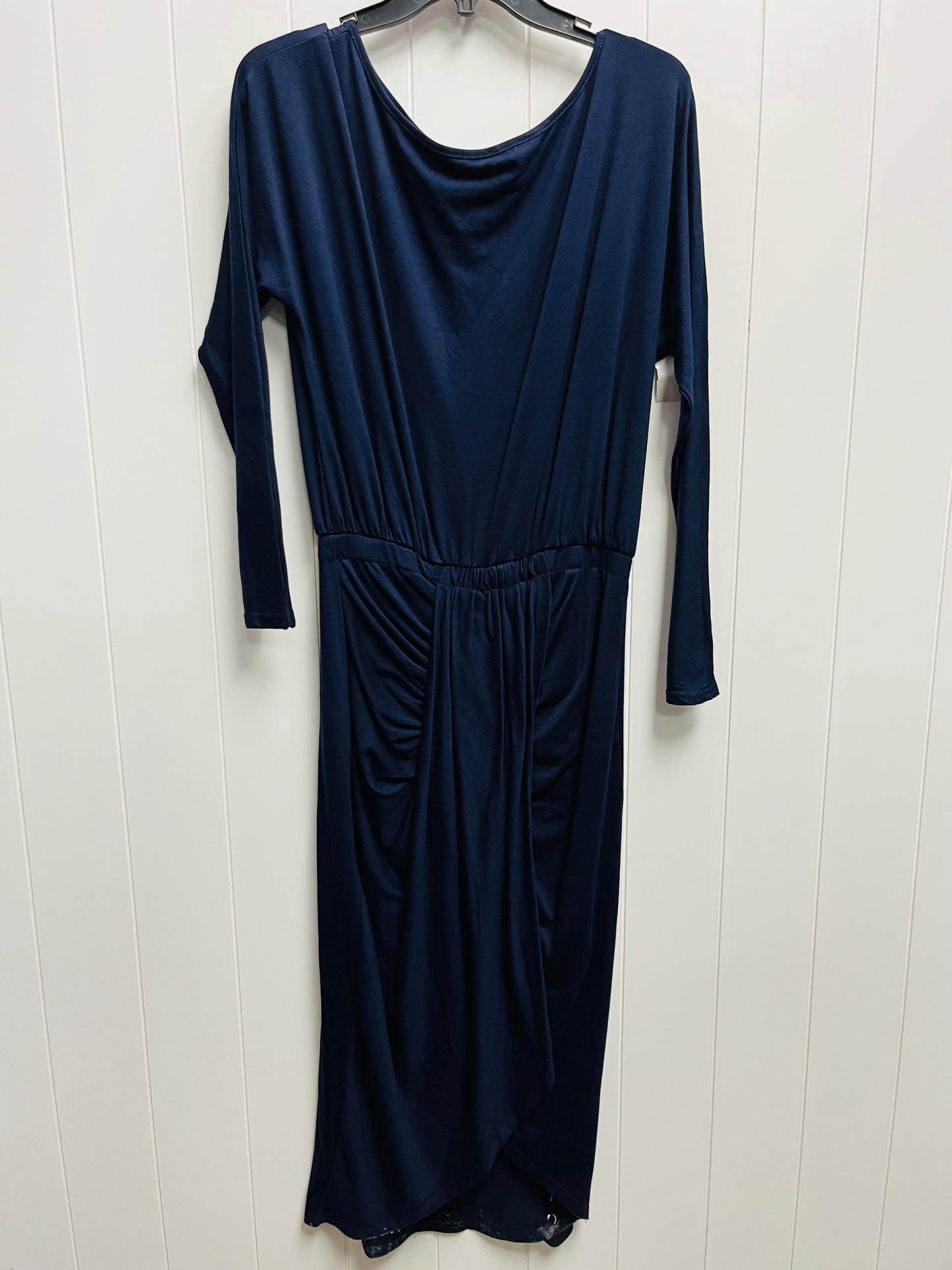 Dress Casual Midi By pretty garden In Navy, Size: M