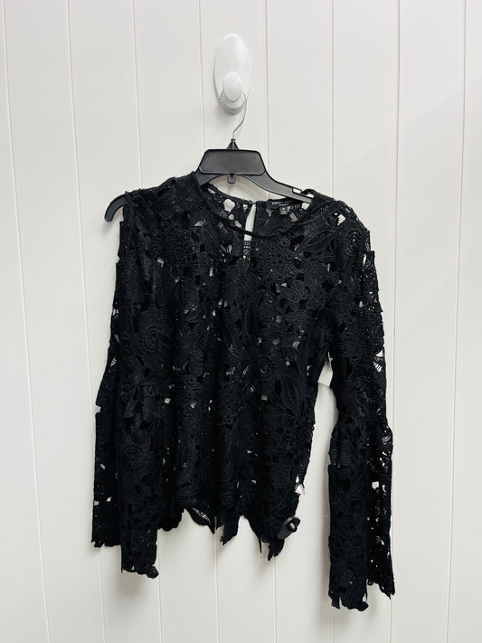 Top Long Sleeve By Romeo And Juliet In Black, Size: M