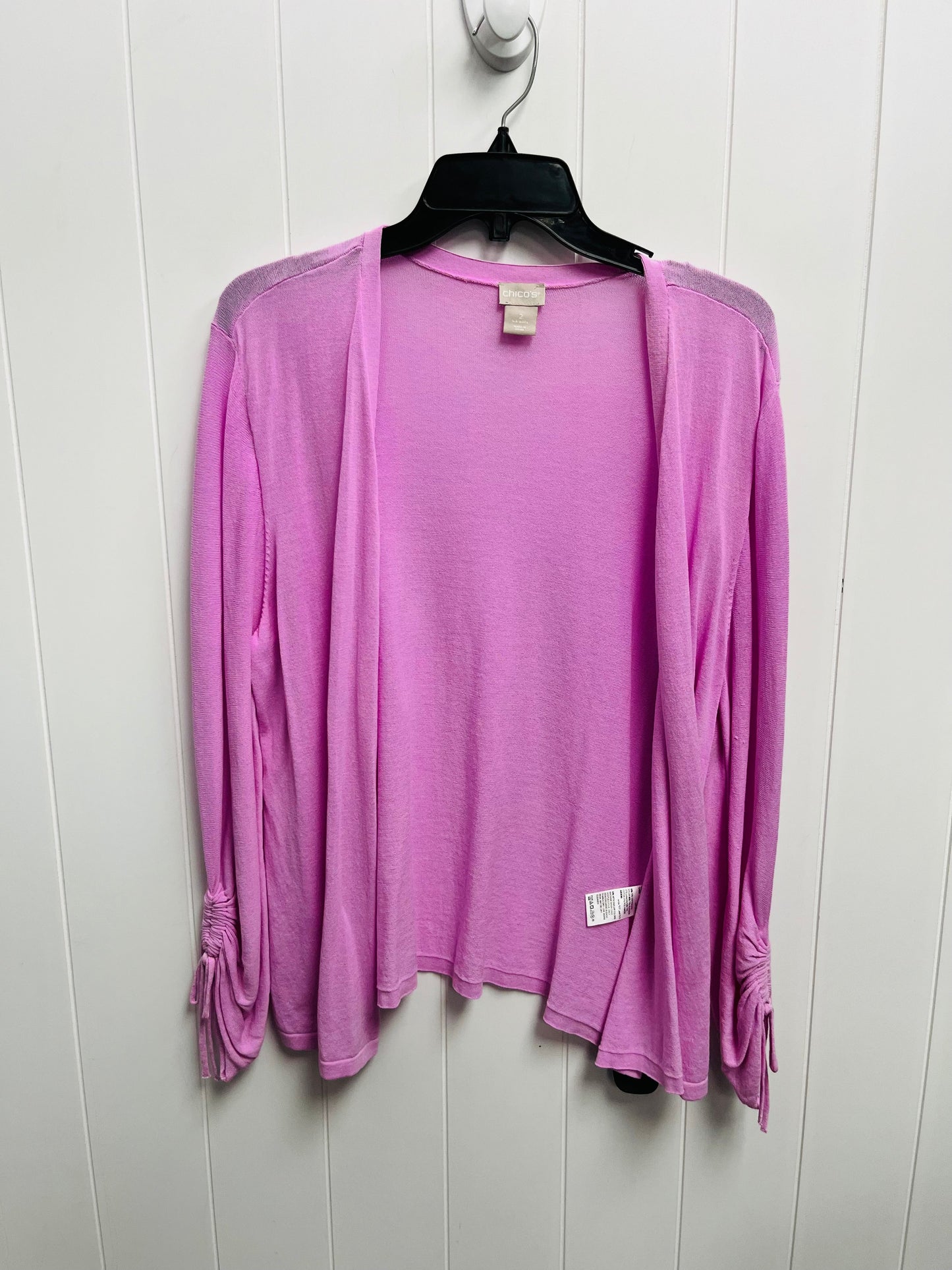 Cardigan By Chicos In Purple, Size: L