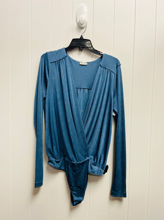 Top Long Sleeve By Free People In Blue, Size: Xl