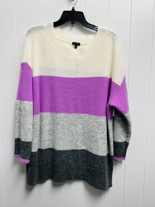 Sweater By Talbots In Purple, Size: 2x