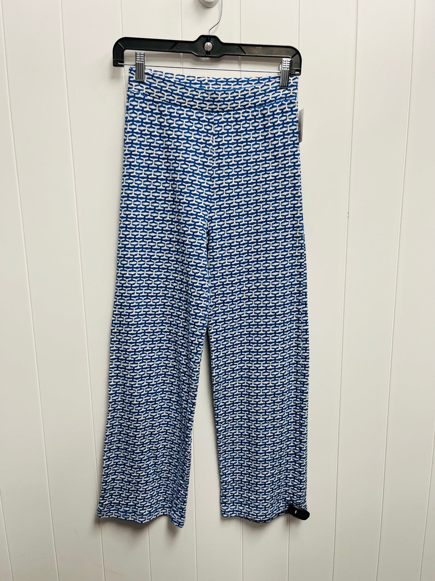 Pants Set 2pc By Zara In Blue & White, Size: S