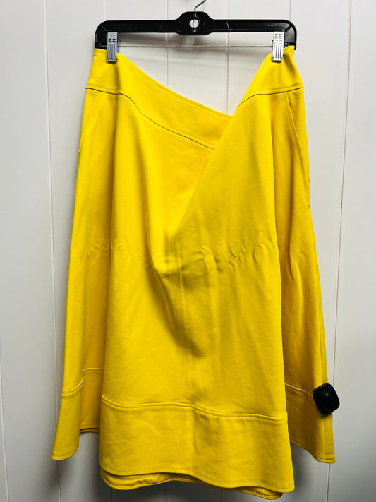 Skirt Mini & Short By Lane Bryant In Yellow, Size: 20