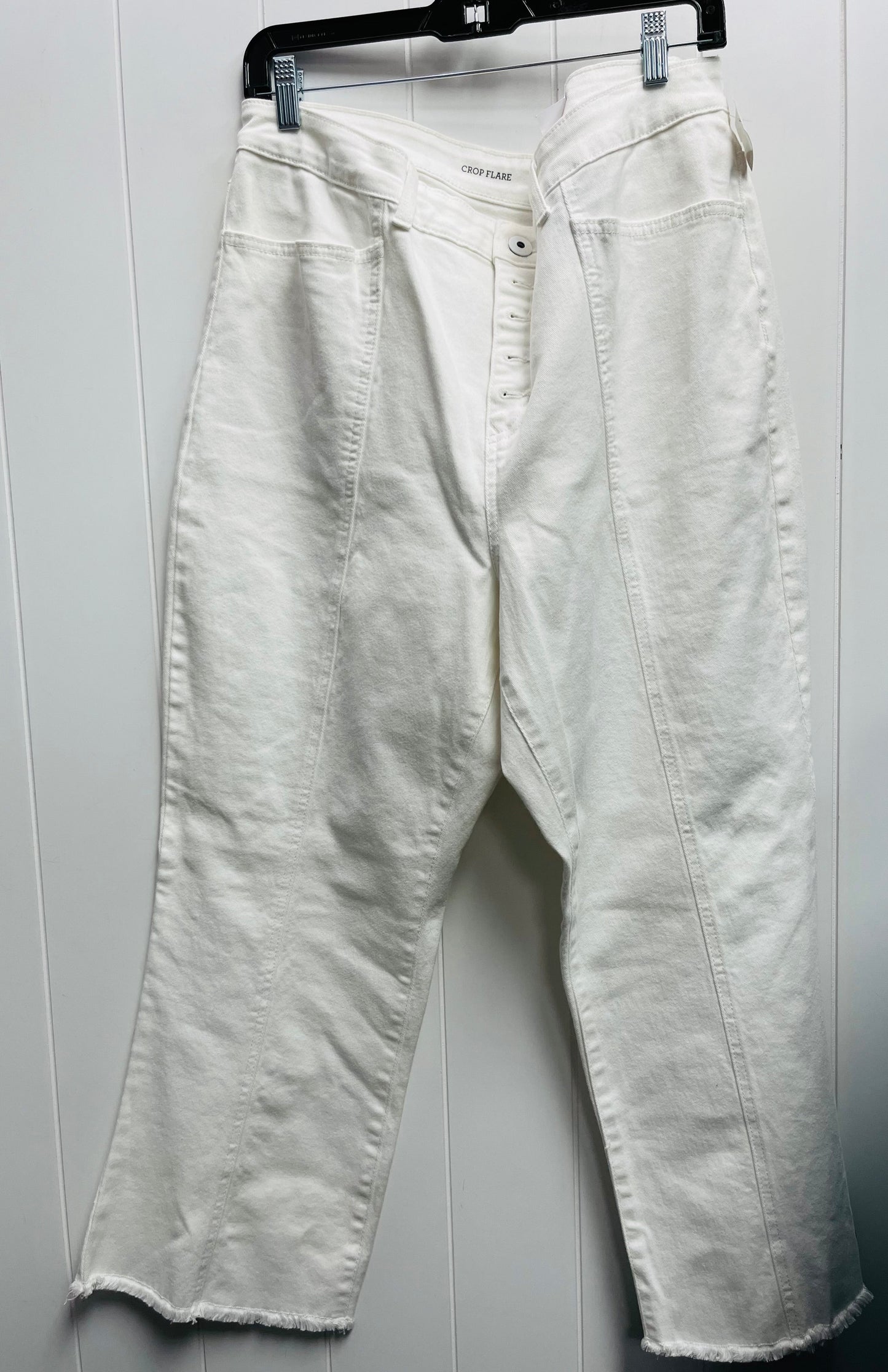 Pants Cropped By Style And Company In White Denim, Size: 18