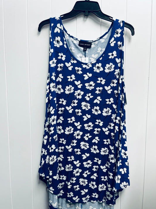 Top Sleeveless By Lane Bryant In Blue, Size: 18