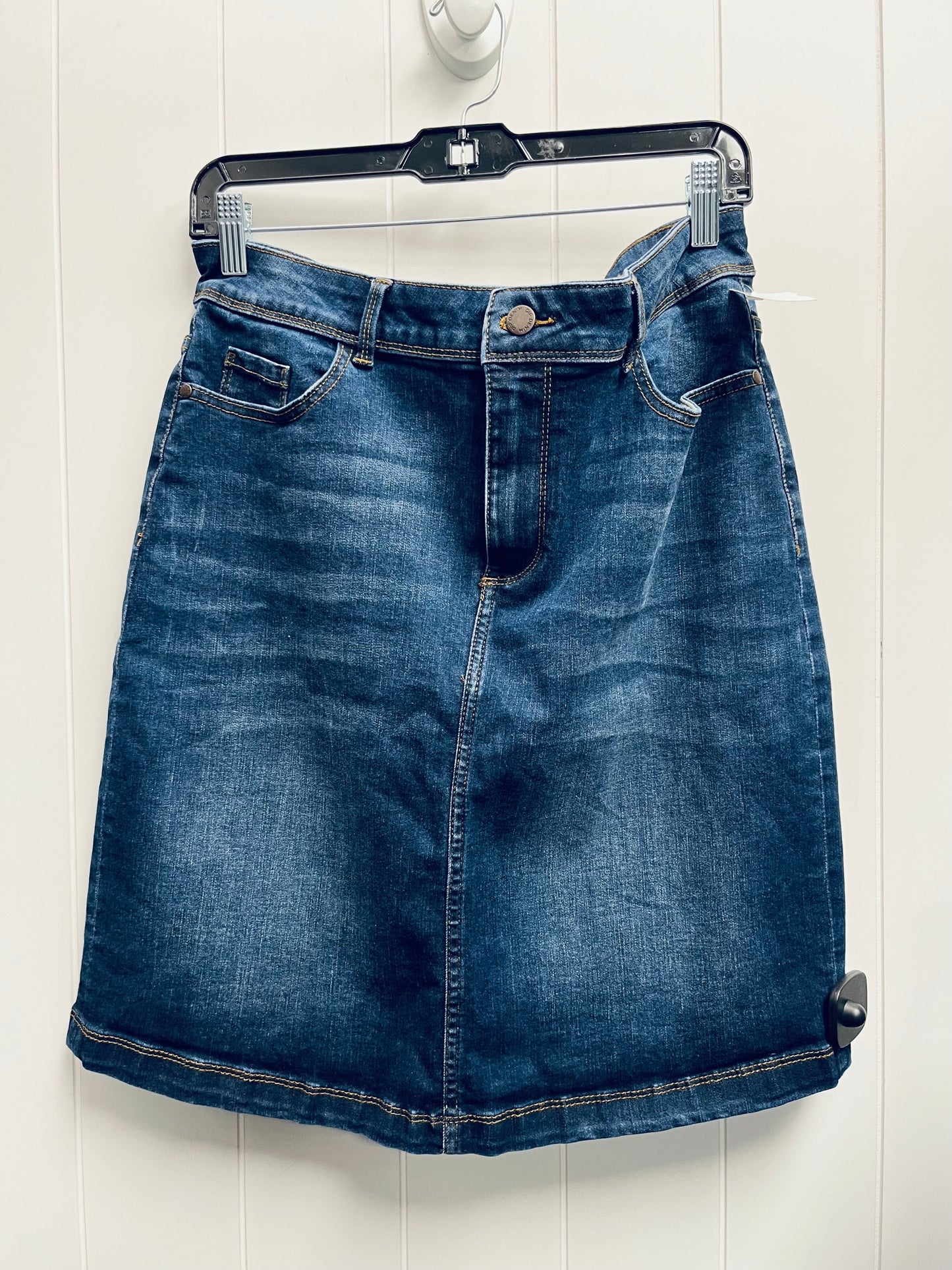 Skirt Mini & Short By Dip In Blue Denim, Size: 16