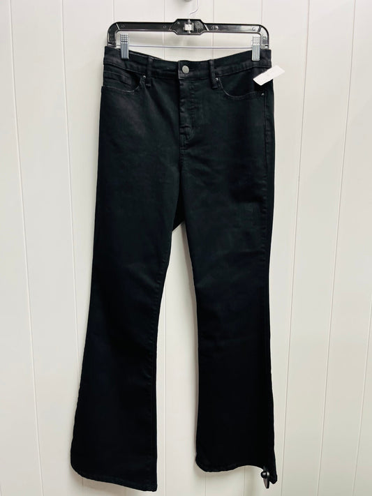 Jeans Flared By Jessica Simpson In Black Denim, Size: 10