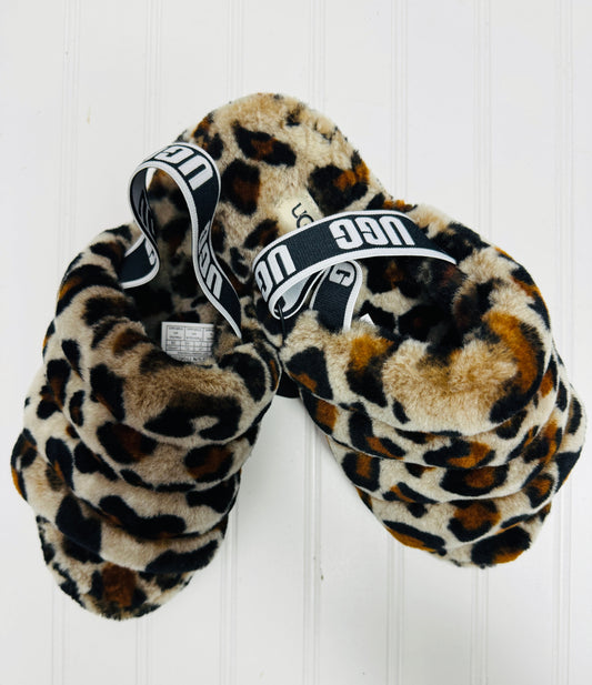 Slippers By Ugg In Animal Print, Size: 9