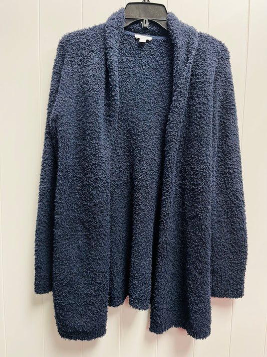 Sweater Cardigan By Pure Jill In Navy, Size: S