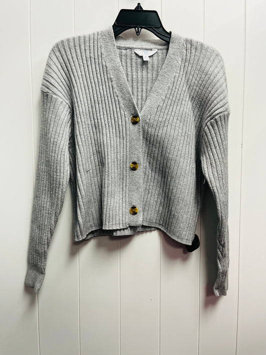 Sweater Cardigan By Time And Tru In Grey, Size: M