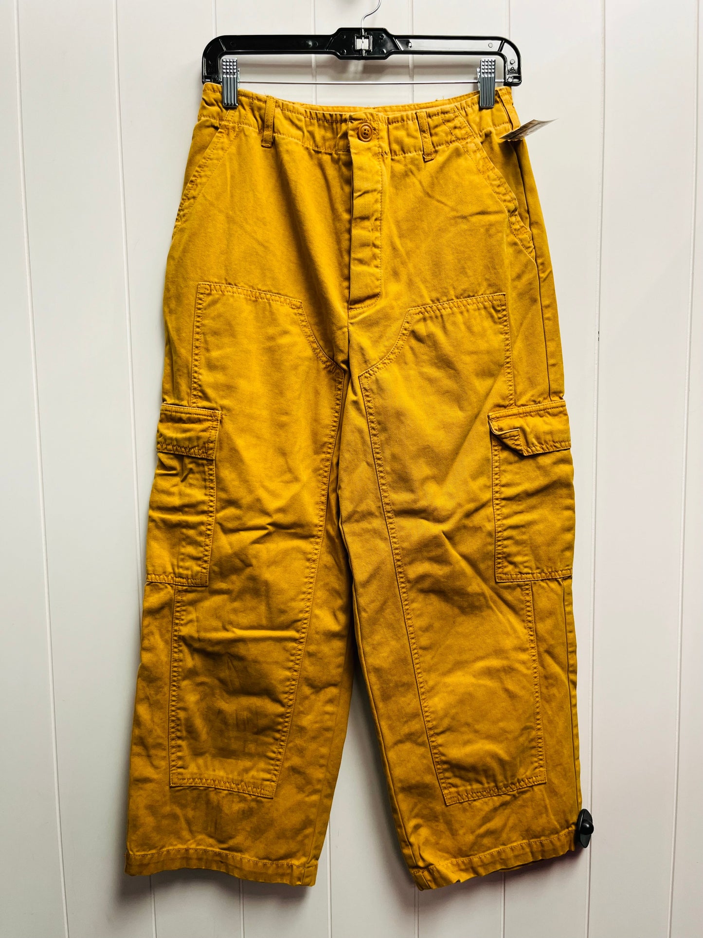 Pants Cargo & Utility By Universal Thread In Yellow, Size: 6