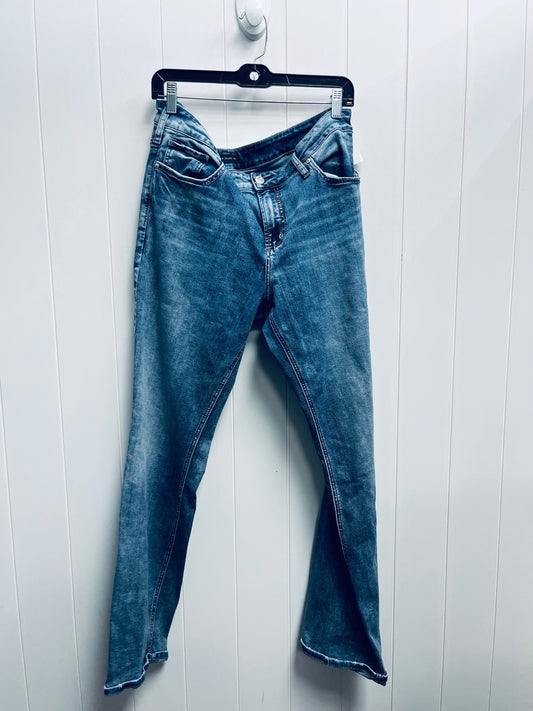 Jeans Straight By Silver In Blue Denim, Size: 16