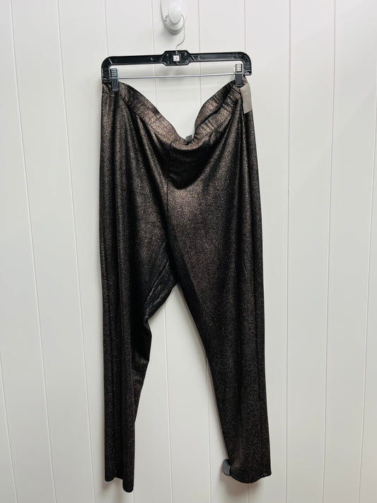 Pants Leggings By Torrid In Black & Silver, Size: 3x