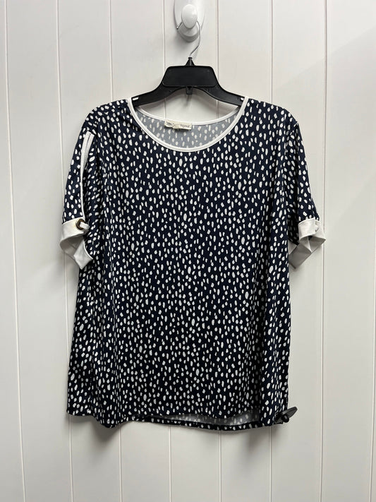 Top Short Sleeve By above and beyond  -  In Navy, Size: 2x