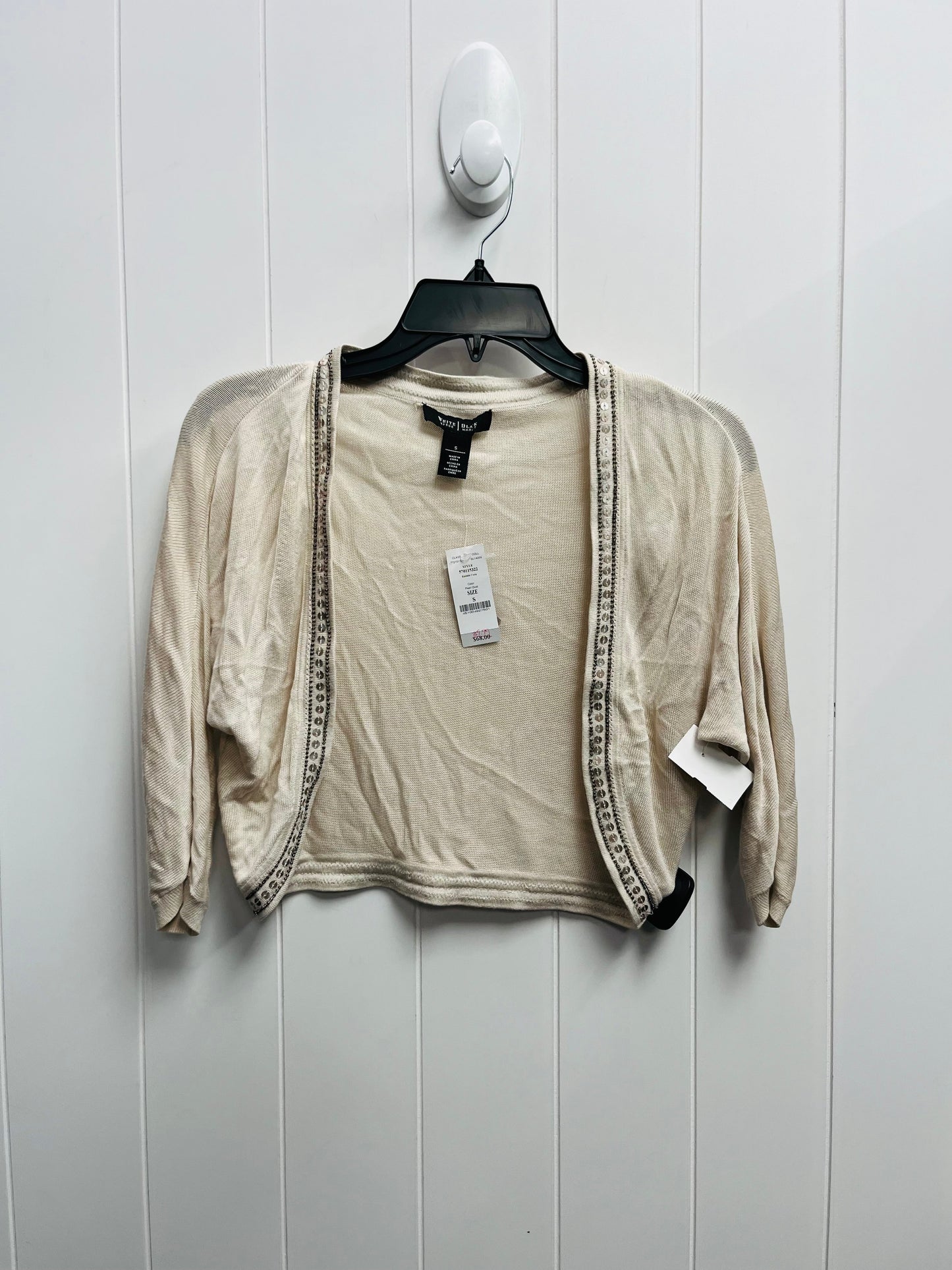 Cardigan By White House Black Market In Cream, Size: S