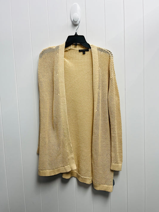 Sweater Cardigan By Banana Republic In Cream, Size: S