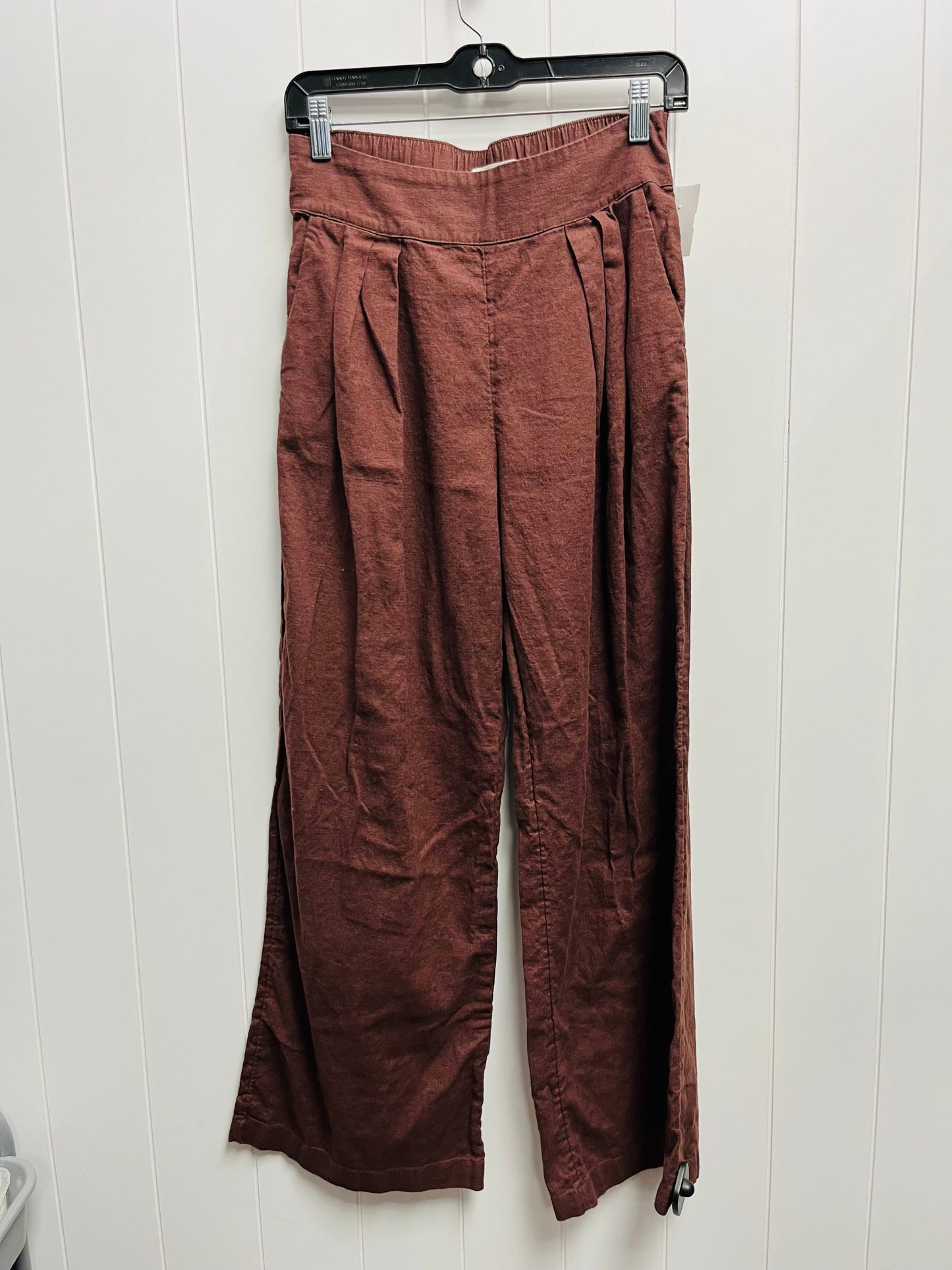 Pants Wide Leg By Abercrombie And Fitch In Brown, Size: S