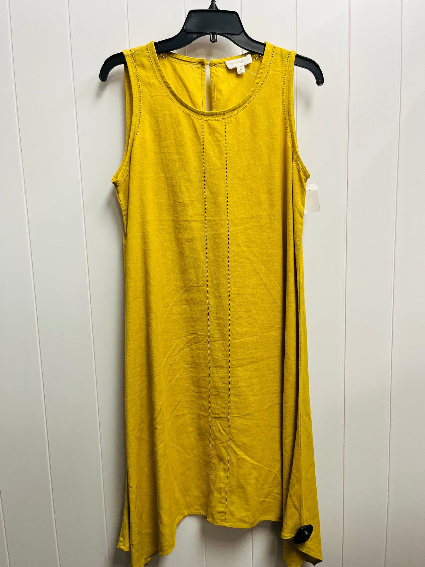 Dress Casual Midi By Cynthia Rowley In Yellow, Size: M