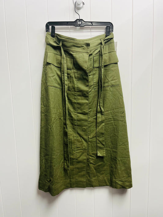 Skirt Maxi By Ann Taylor In Green, Size: 4