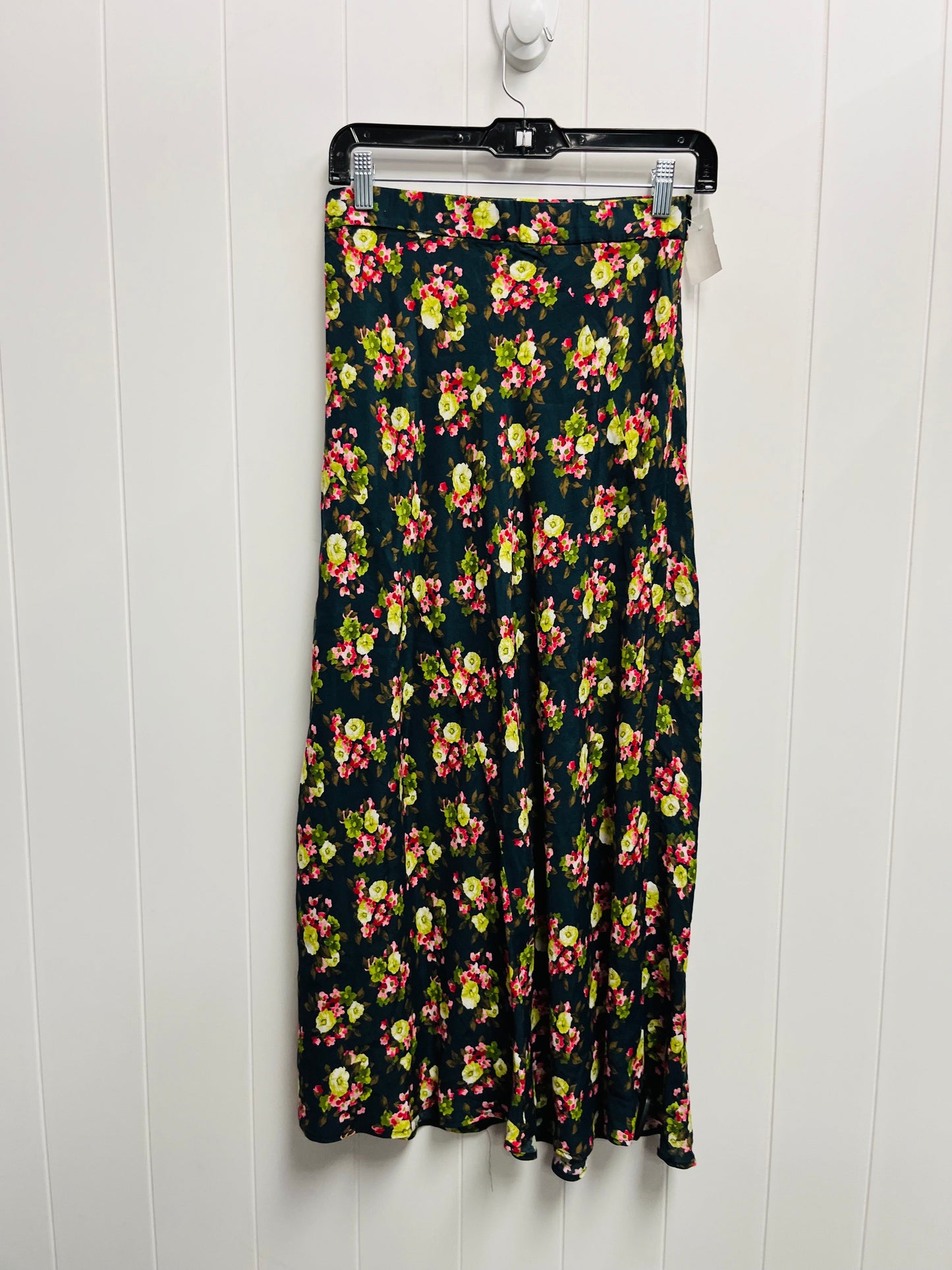 Skirt Maxi By Zara In Green, Size: S