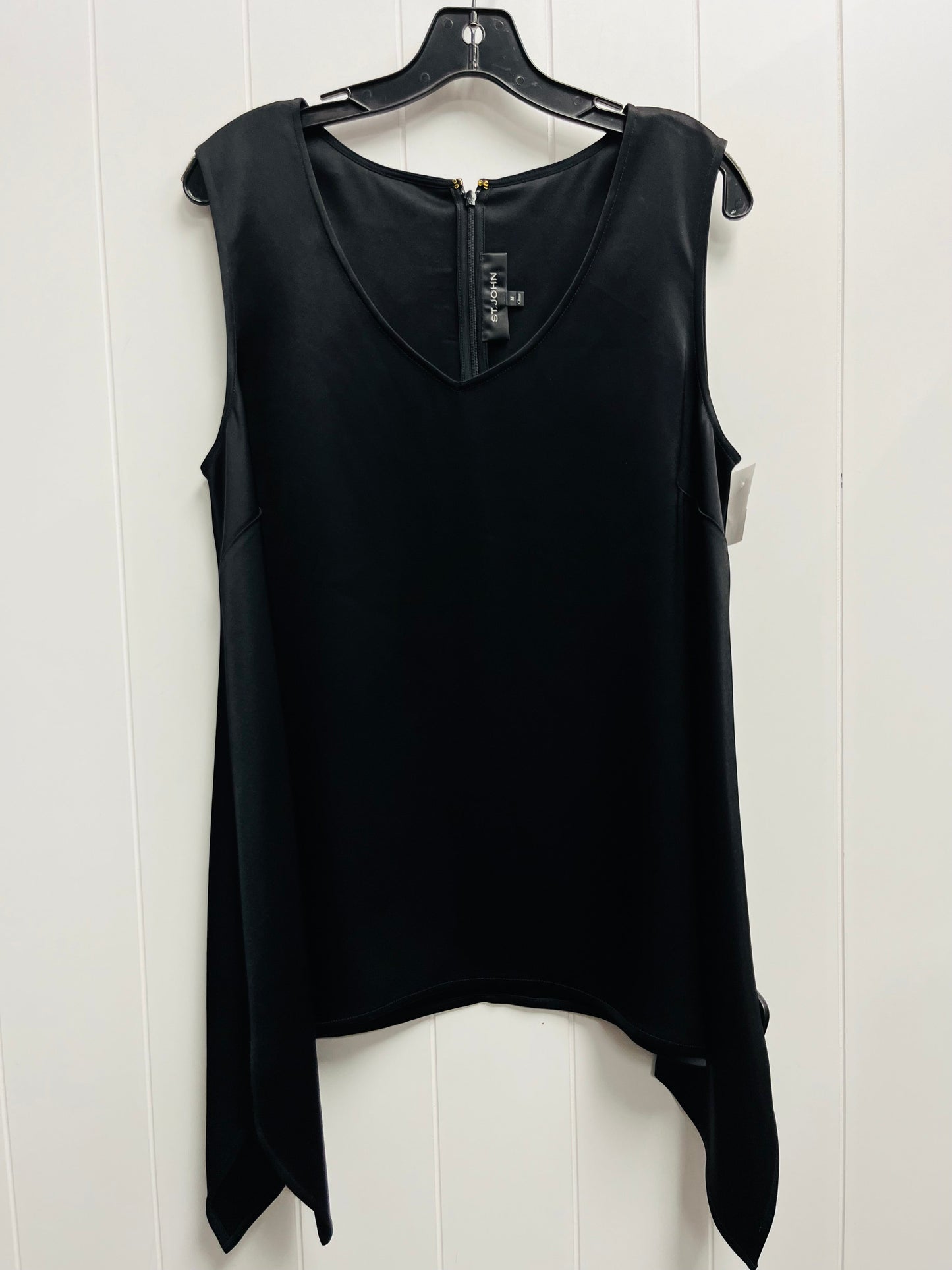 Top Sleeveless Luxury Designer By St John Collection In Black, Size: M